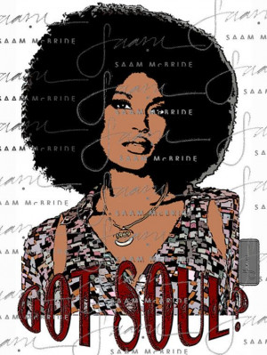 Soul Afro Art | Afro Girl - Got Soul - Black Girl Graphic Tee - Short ...