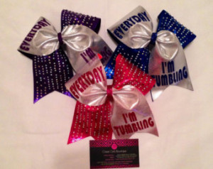 ... Cheer Bow or Hair Bow, Quote Cheer Bow, Cheer Bows with Sayings
