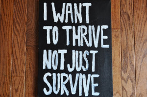 want to thrive, not just survive. Switchfoot. Thrive lyrics