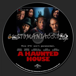 3630 posts a haunted house blu ray label custom br