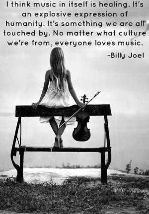 Music can heal the soul!