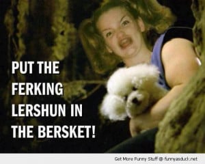 ermahgerd girl silence of the lambs movie film puts lotion in basket ...