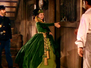 Doppelganger Dresses, Part 11: Scarlett's Green Velvet Curtain Dress