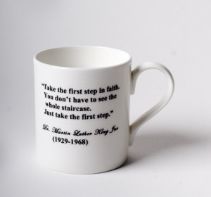 Dr Martin Luther King quote Law of Attraction bone china mug from ...