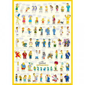 The Simpsons - More Cast Quotes - Poster (61 x 91.5cm) Quotes II (# ...