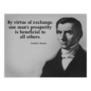 Bastiat Free Trade Quote Poster
