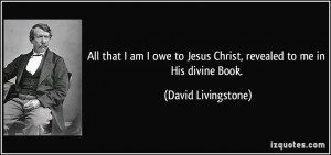 More David Livingstone Quotes