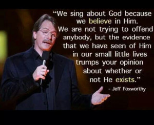 Jeff Foxworthy being serious