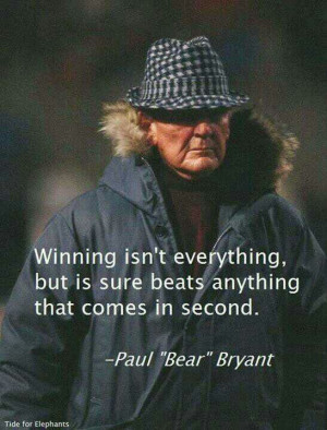 Coach Bryant on Winning. #SEC www.RollTideWarEagle.com Sports stories ...