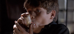 Sean Astin spent much of the movie sucking on his asthma puffer. Photo ...