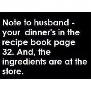 Note to Husband