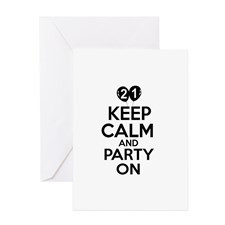 Funny 21 year old gift ideas Greeting Card for