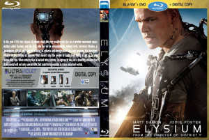 Elysium 2013 Blu ray Cover