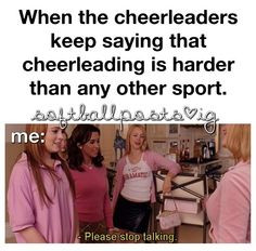 Funny because cheer is the #1 most dangerous contact sport. I've ...