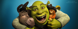 Shrek, Donkey, Puss In Boots Shrek Family