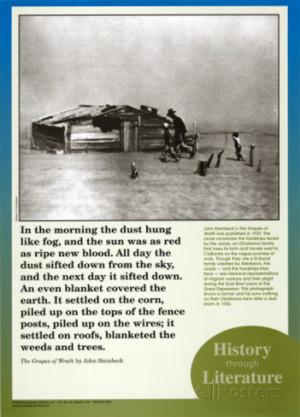 History Through Literature - Grapes of Wrath Art Print