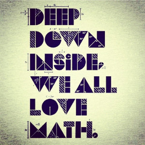 math quote love deepdown
