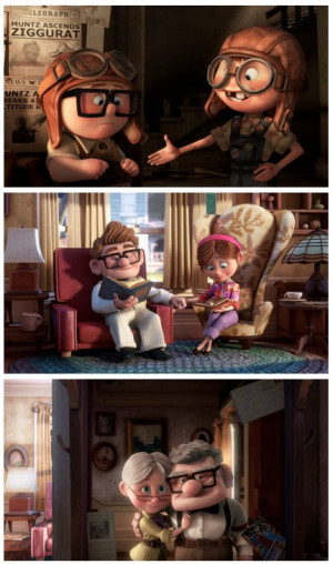Couple from the movie UP by Pixar.