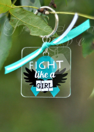 Fight like a Girl - Ovarian Cancer Awareness from Freedom Love