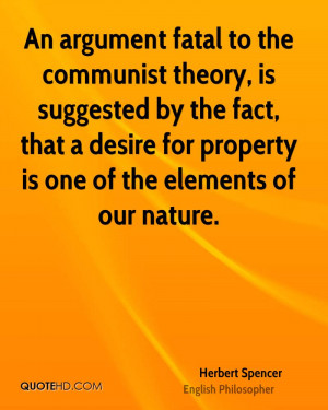 ... fact, that a desire for property is one of the elements of our nature