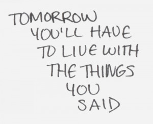 soliszoo/hurtful words /