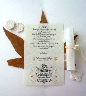 ways to incorporate bible verses in your Christian Wedding