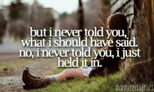 never told you - colbie caillat