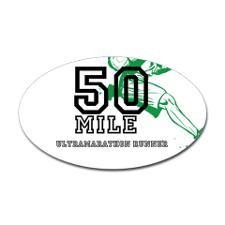 50 mile ultramarathon runner Sticker for