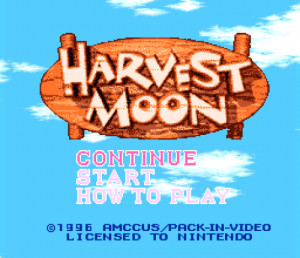 gif mine nintendo snes Harvest Moon