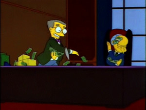 Ralph: “Principal Skinner, I got car sick in your office.”