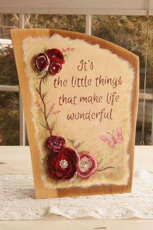 Home Decor Inspirational Quote Quote on Wood by thewistfulwillow