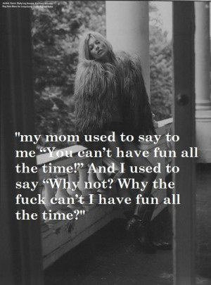kate moss | have fun all the time