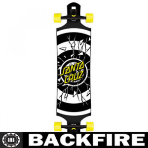 Backfire LONGBOARD Rob Roskopp Dot DROP THROUGH Skateboard CRUZER 10 ...