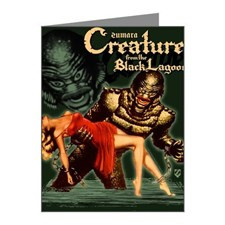 Creature From The Black Lagoon Thank You Cards & Note Cards