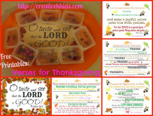 Verses On Being An Example http://creativekkids.com/thanksgiving-verse ...