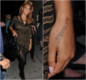 Art Quotes: Beyonce And Jay Z Kind Of Love With Picture Of The Tatoo