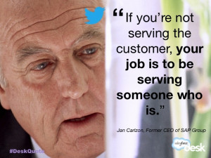 Jan Carlzon, Former CEO of SAP Group #customerservice #quotes