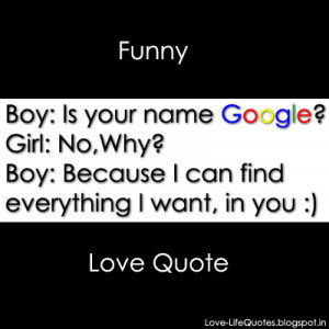 Funny Love Quote