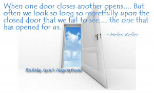 Opportunity Quotes, Success Quotes, Regret Quotes, Helen Keller Quotes