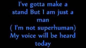 Skillet- Hero (lyrics), via YouTube.
