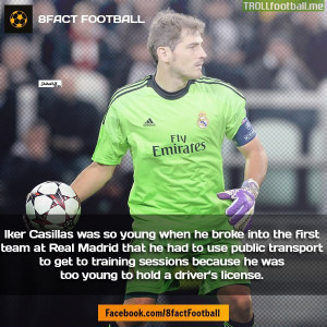Fact about Iker Casillas
