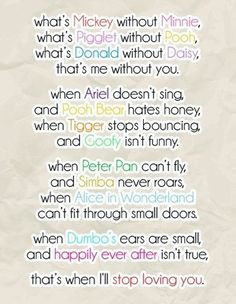 Disney Quotes for Weddings - Had two little girls who we are very ...