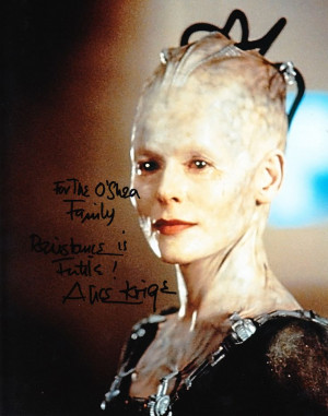 Alice Krige (Borg Queen - Star Trek) Cardiff Film and Comic Con #CFCC ...