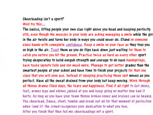 Crown, my dress, my gym is Cheerleading Is a Sport Quotes custom