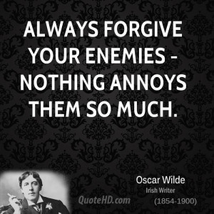 Oscar Wilde Forgiveness Quotes