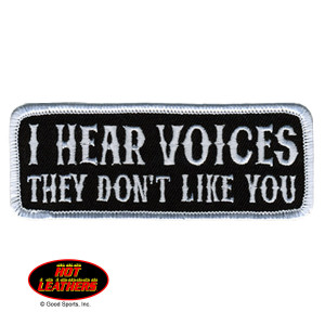 Hot Leathers I Hear Voices Patch