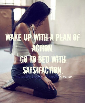 wake up with a plan