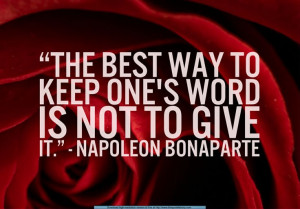 Napoleon Bonaparte Quotes Org