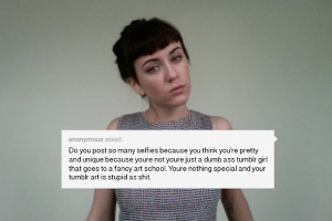 News / Lindsay Bottos Feminist Tumblr Art - Online Bullying