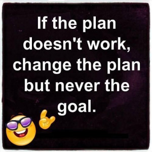 Change the plan.